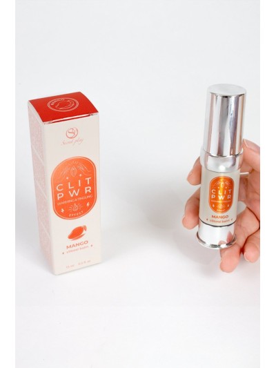 Baume stimulant chauffant pour clitoris Mangue 15ml 
