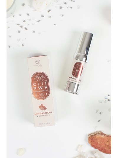 Baume stimulant chauffant pour clitoris Menthe Chocolat 15ml 