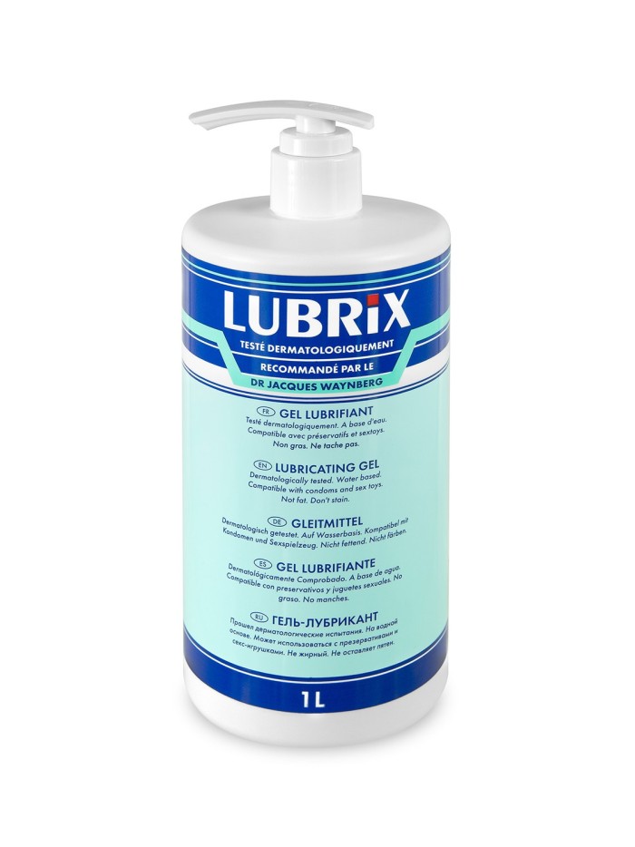 Gel lubrifiant 1 litre à base d'eau Lubrix 