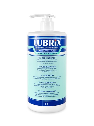 Gel lubrifiant 1 litre à base d'eau Lubrix 