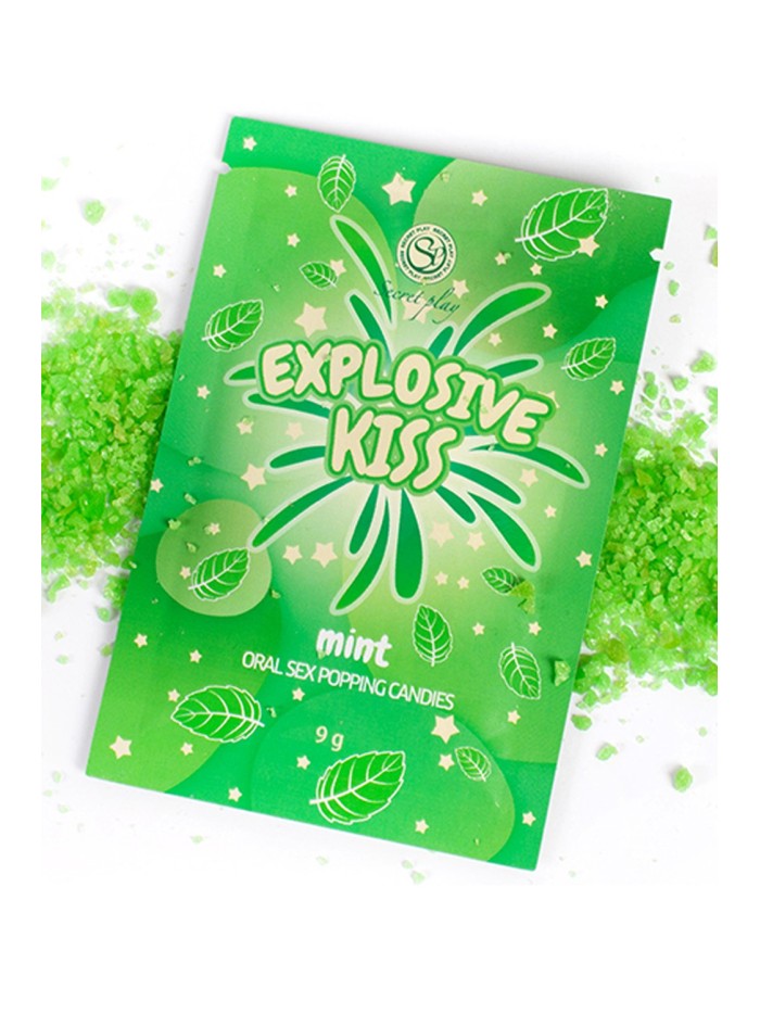 Bonbons pétillants à la menthe spécial sexe oral 