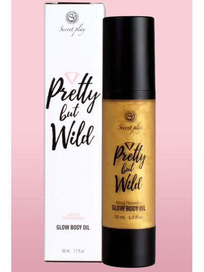 Huile corporel illuminatrice haute performance Pretty But Wild 