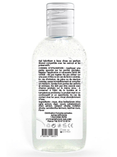 Lubrifiant à base d'eau 100% naturel Monoï 90 ml 