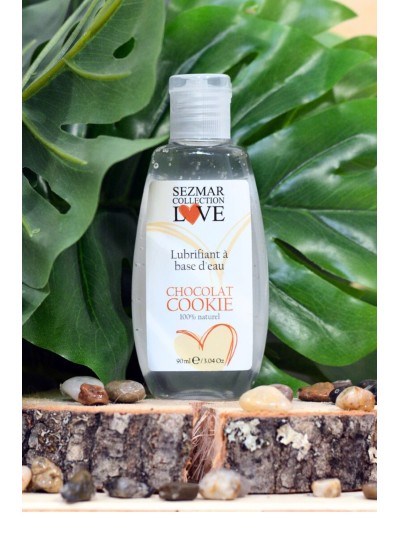 Lubrifiant à base d'eau 100% naturel Chocolat Cookie 90 ml 