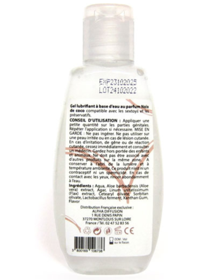 Lubrifiant à base d'eau 100% naturel Noix de Coco 90 ml 
