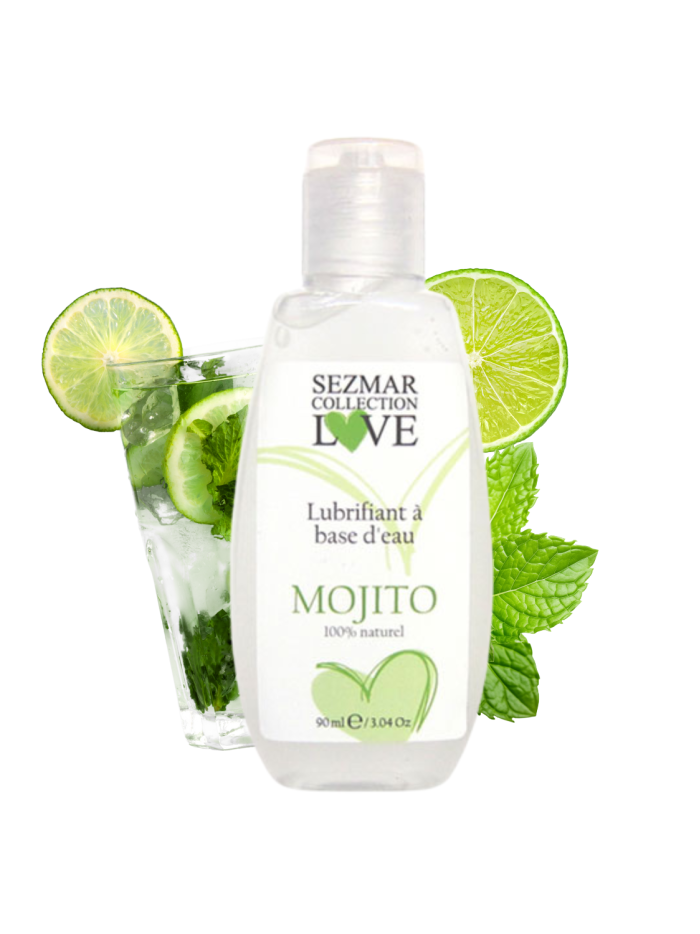 Lubrifiant à base d'eau 100% naturel Mojito 90 ml 