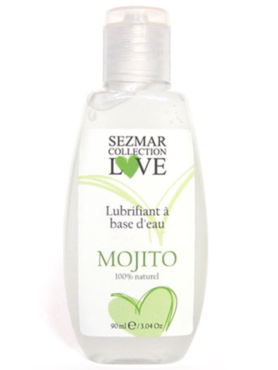 Lubrifiant à base d'eau 100% naturel Mojito 90 ml 