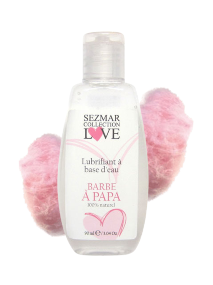Lubrifiant à base d'eau 100% naturel Barbe à Papa 90 ml 