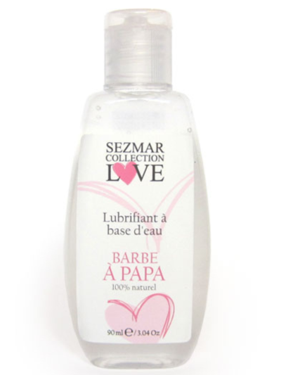 Lubrifiant à base d'eau 100% naturel Barbe à Papa 90 ml 