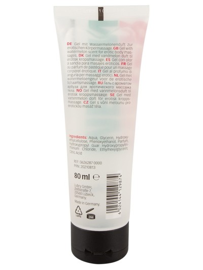 Lubrifiant à base d'eau arôme pastèque 80 ml 