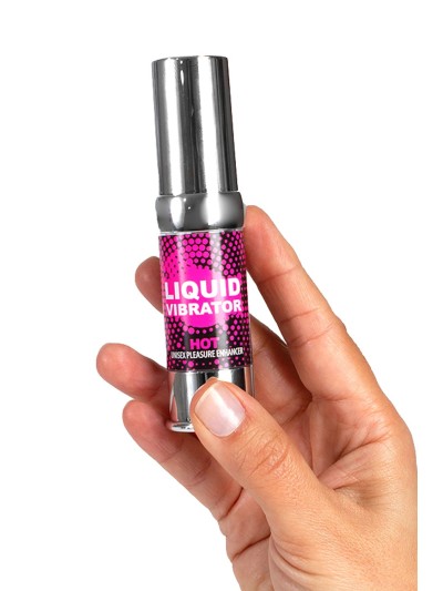 Liquide vibrant effet chauffant arôme fraise à la crème unisexe 15ml 