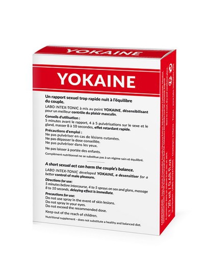 Spray retardant Yokaine pour homme 20ml 