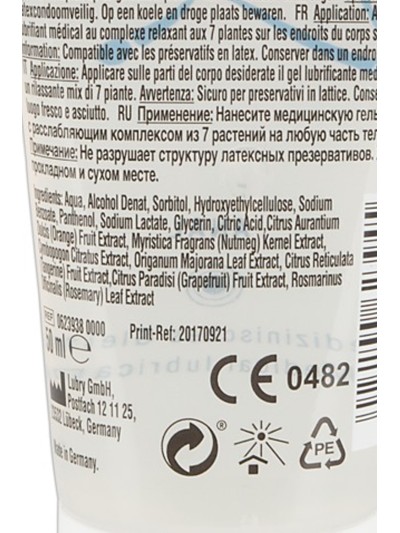 Lubrifiant anal végétalien 50ml 