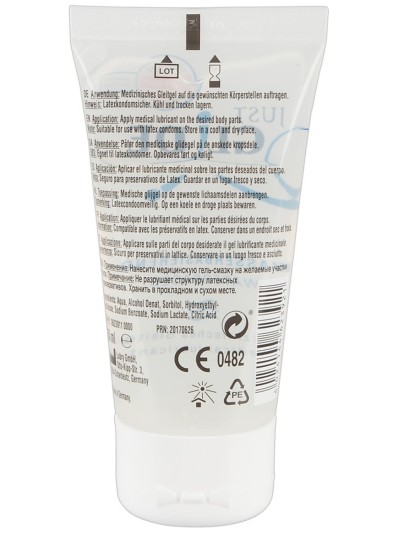 Lubrifiant à base d'eau végétalien 50ml 