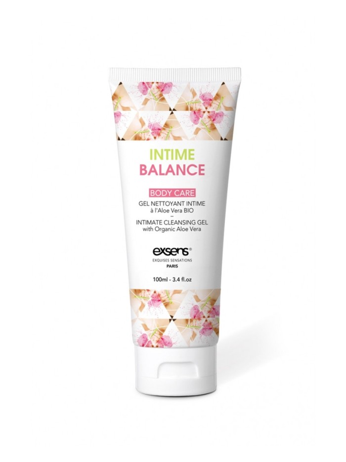 Gel nettoyant intime à l'aloe vera organique 100ml Intime Balance 