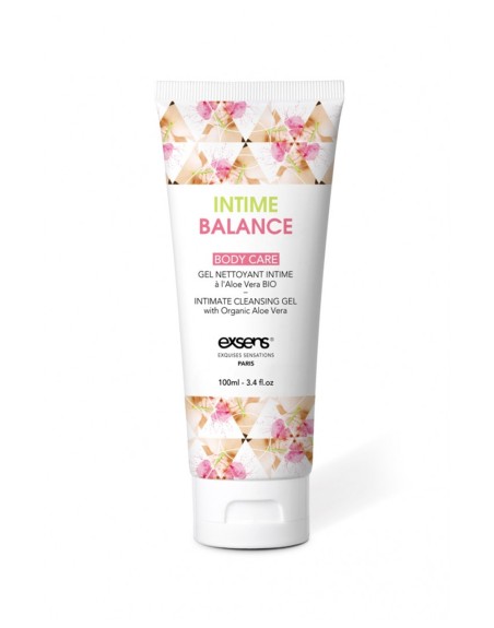 Gel nettoyant intime à l'aloe vera organique 100ml Intime Balance 