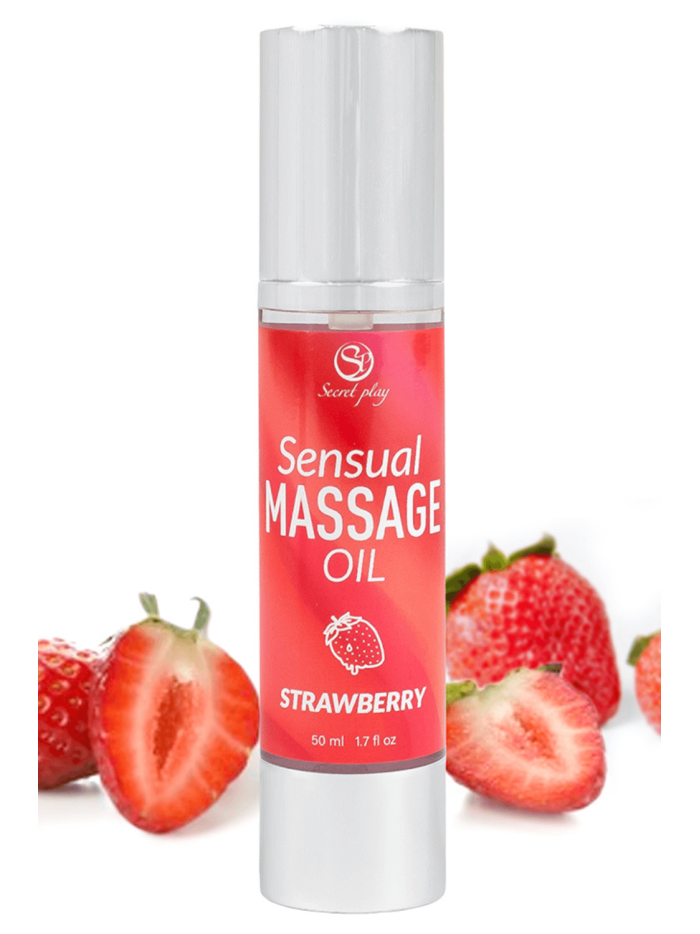 Huile de massage fraise 50 ml Secret Play
