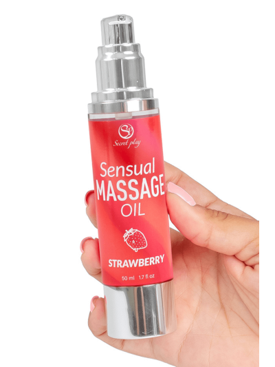 Huile de massage fraise 50 ml Secret Play