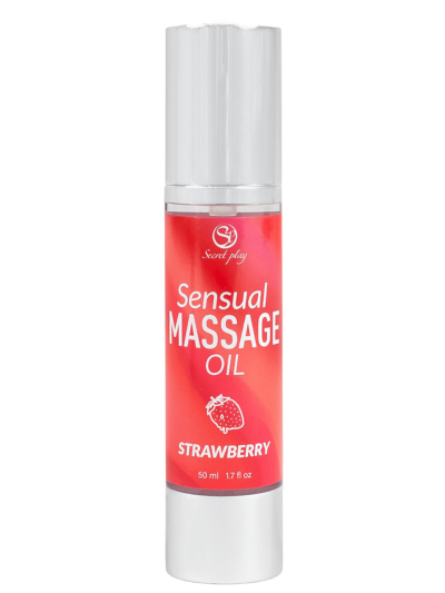 Huile de massage fraise 50 ml Secret Play