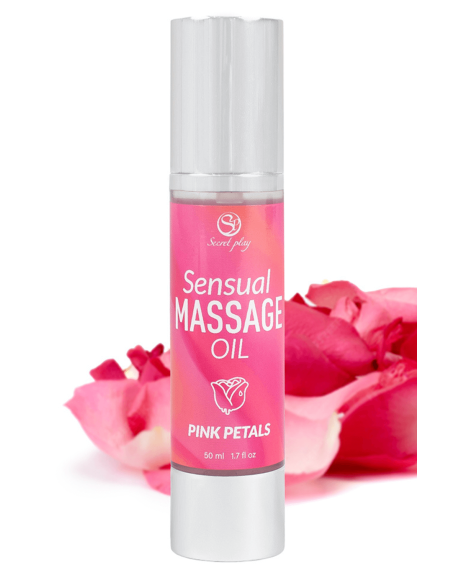 Huile de massage pétales de roses 50 ml Secret Play