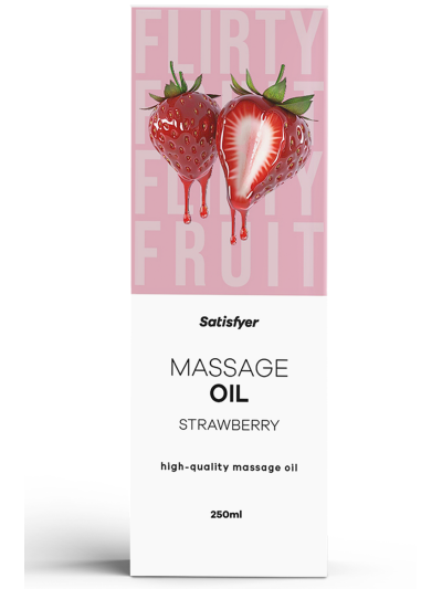Huile de massage Fraise 250 ml Satisfyer 