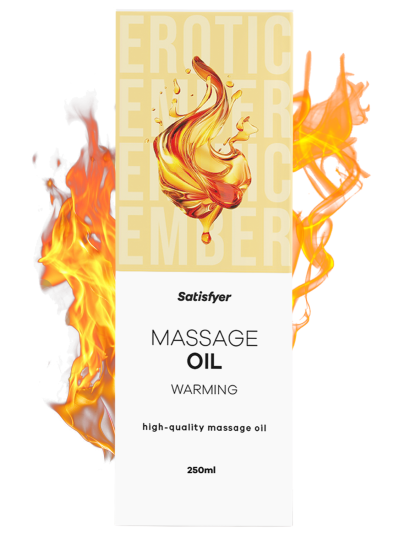 Huile de massage chauffante 250 ml Satisfyer 