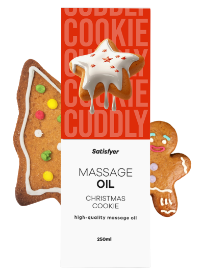 Huile de massage Cookie de Noël 250 ml Satisfyer 