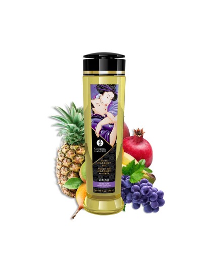 Huile de massage aphrodisiaque Fruits Exotiques 240ml 