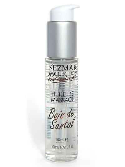 Huile de massage professionnelle Bois de Santal 100% naturelle 50 ml 