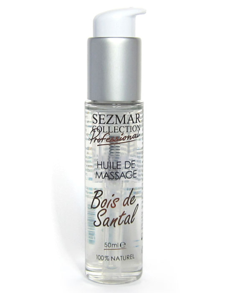 Huile de massage professionnelle Bois de Santal 100% naturelle 50 ml 