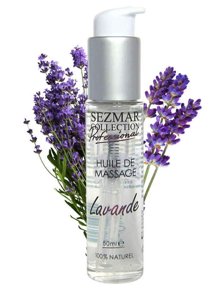 Huile de massage professionnelle Lavande 100% naturelle 50 ml 