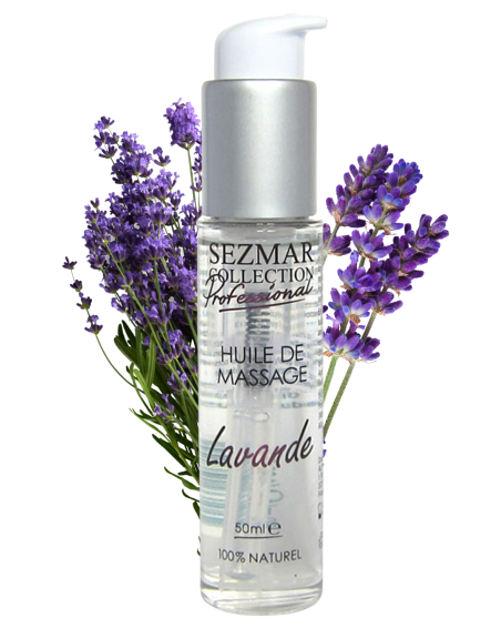 Huile de massage professionnelle Lavande 100% naturelle 50 ml 