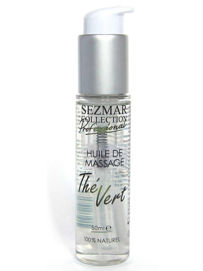 Huile de massage professionnelle Thé Vert 100% naturelle 50 ml 