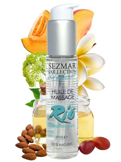Huile de massage professionnelle RIO 100% naturelle 50 ml 