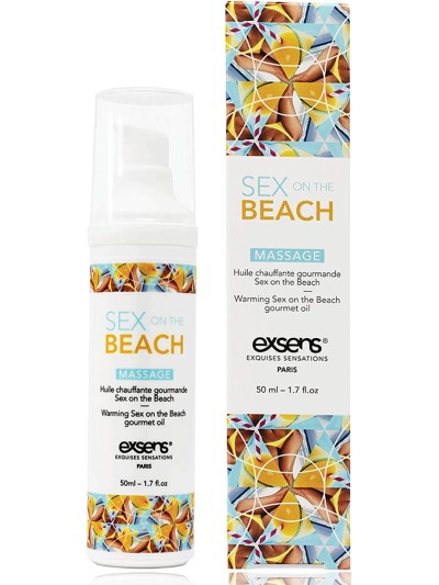 Huile de massage chauffante comestible Sex On The Beach 
