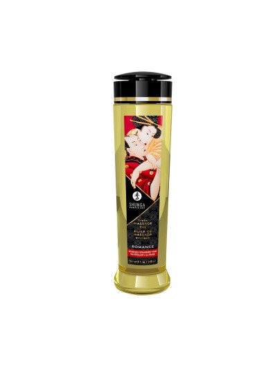 Huile de massage aphrodisiaque fraise vin pétillant 240ml 