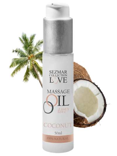 Huile de massage 100% naturelle noix de coco 50ml 