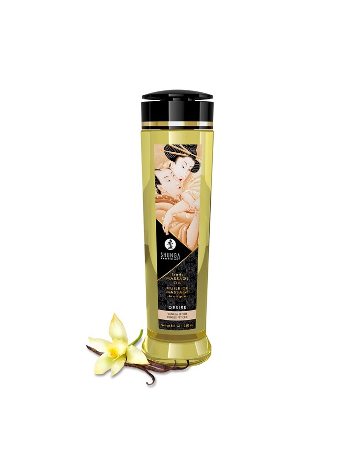 Huile de massage Desire vanille fétiche 240ml 