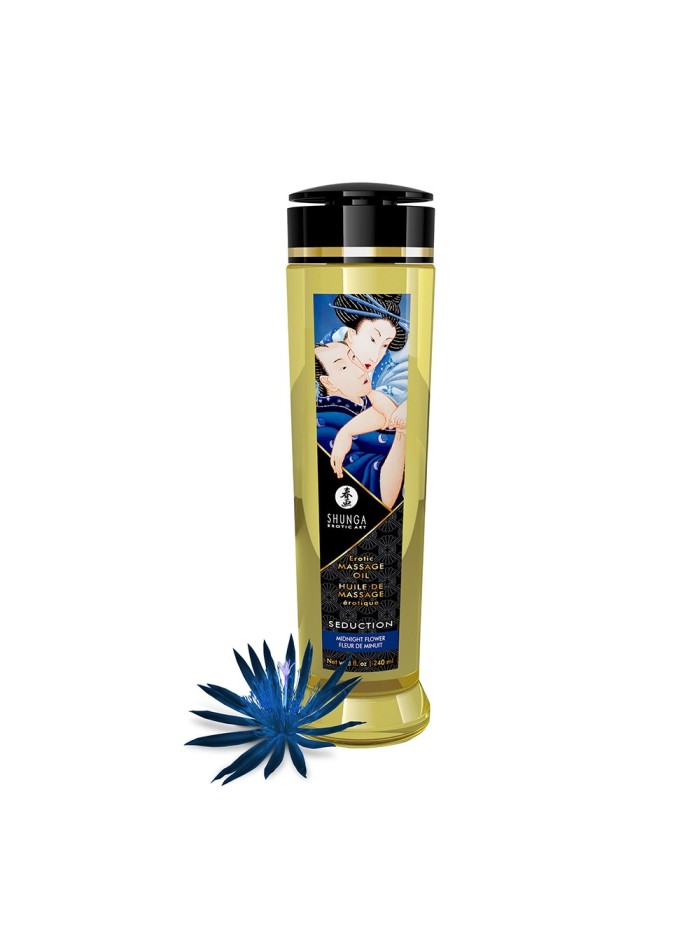 Huile de massage Séduction fleur de minuit aphrodisiaque 240ml