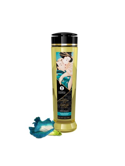 Huile de massage Sensual fleurs des îles aphrodisiaque 240ml 