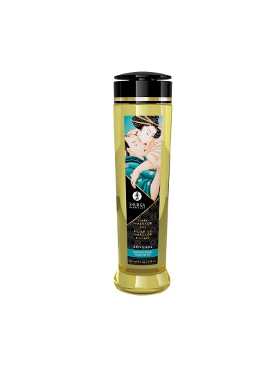 Huile de massage Sensual fleurs des îles aphrodisiaque 240ml 