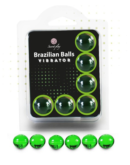 6 boules Brésiliennes effet vibrant 