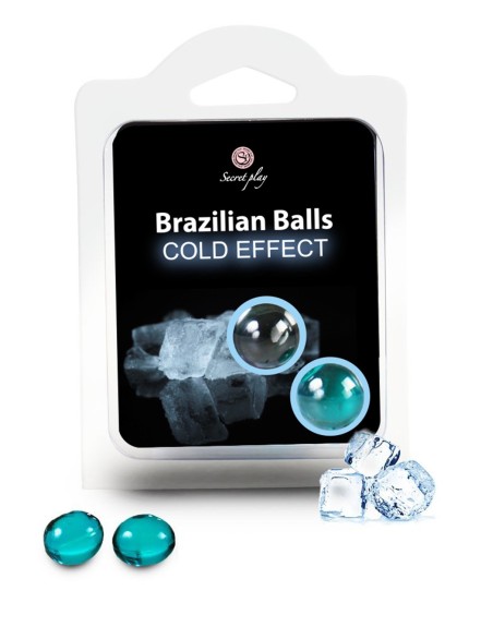 Boules de massage Brésiliennes effet fraîcheur 