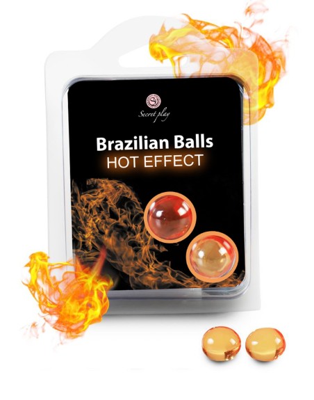 Boules de massage Brésiliennes effet chaleur 