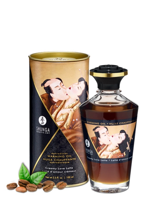 Huile chauffante latté d'amour comestible 100ml 