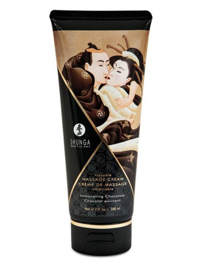 Crème hydratante de massage chocolat 200ml 
