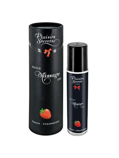 Huile de massage comestible fraise 59ml 