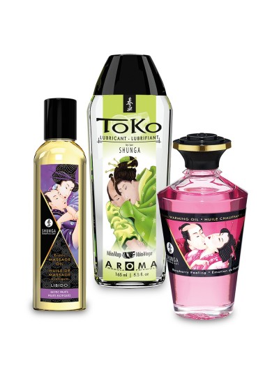 Coffret Baisers Fruités Shunga 3 produits 