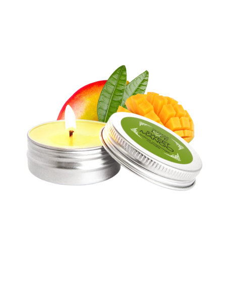 Mini Bougie de massage Mangue 30ml 100% naturelle 