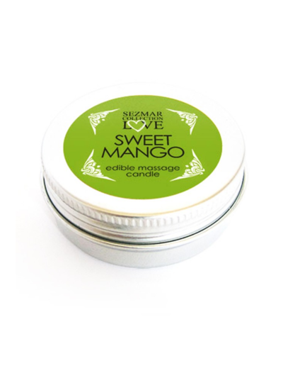 Mini Bougie de massage Mangue 30ml 100% naturelle 